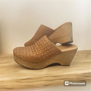 Everlane Basketweave ‘The Clog’ Heel - size 8